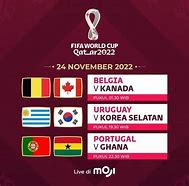 Jadwal World Cup 2022 Hari Ini